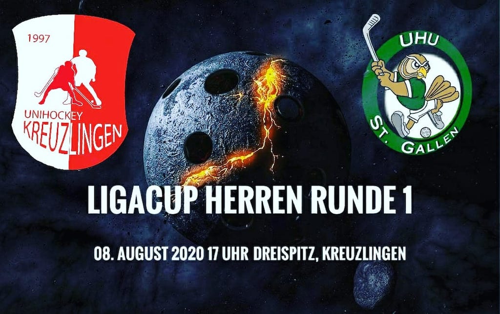 Ligacup Herren, Runde 1 Einladung zum Match am 8. August 2020 im Dreispitz Kreuzlingen