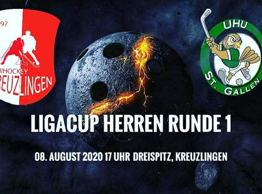 Ligacup Herren, Runde 1 Einladung zum Match am 8. August 2020 im Dreispitz Kreuzlingen