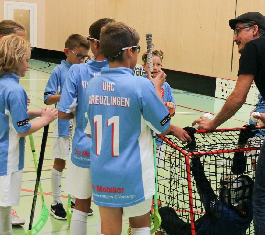 Das Training des UHC Kreuzlingen für alle Jugendmannschaften wird am 1. März 2021 nach dem Entscheid des Bundesrats wieder aufgenommen. Foto: Bettina Schnerr