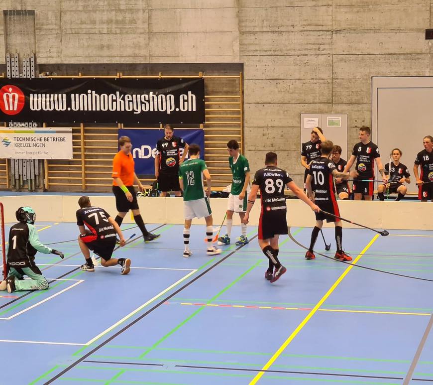 Ligacup der Herren 2020: Der UHC Kreuzlingen spielt im ersten Match gegen UHU St. Gallen.