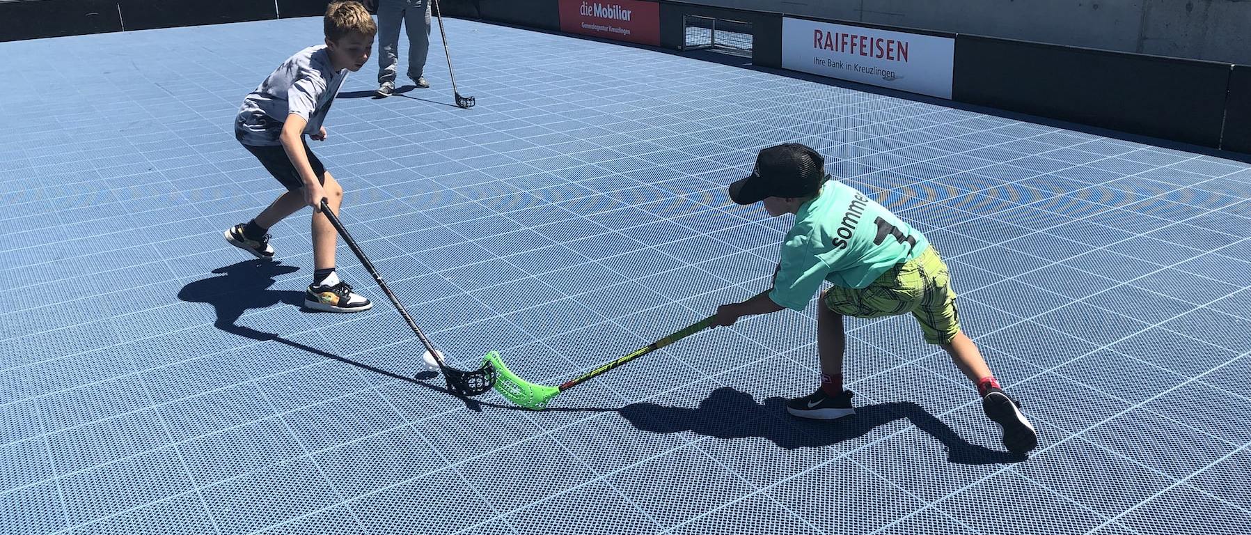 Street-Floorball in Kreuzlingen mit dem UHC Kreuzlingen im Juni 2023